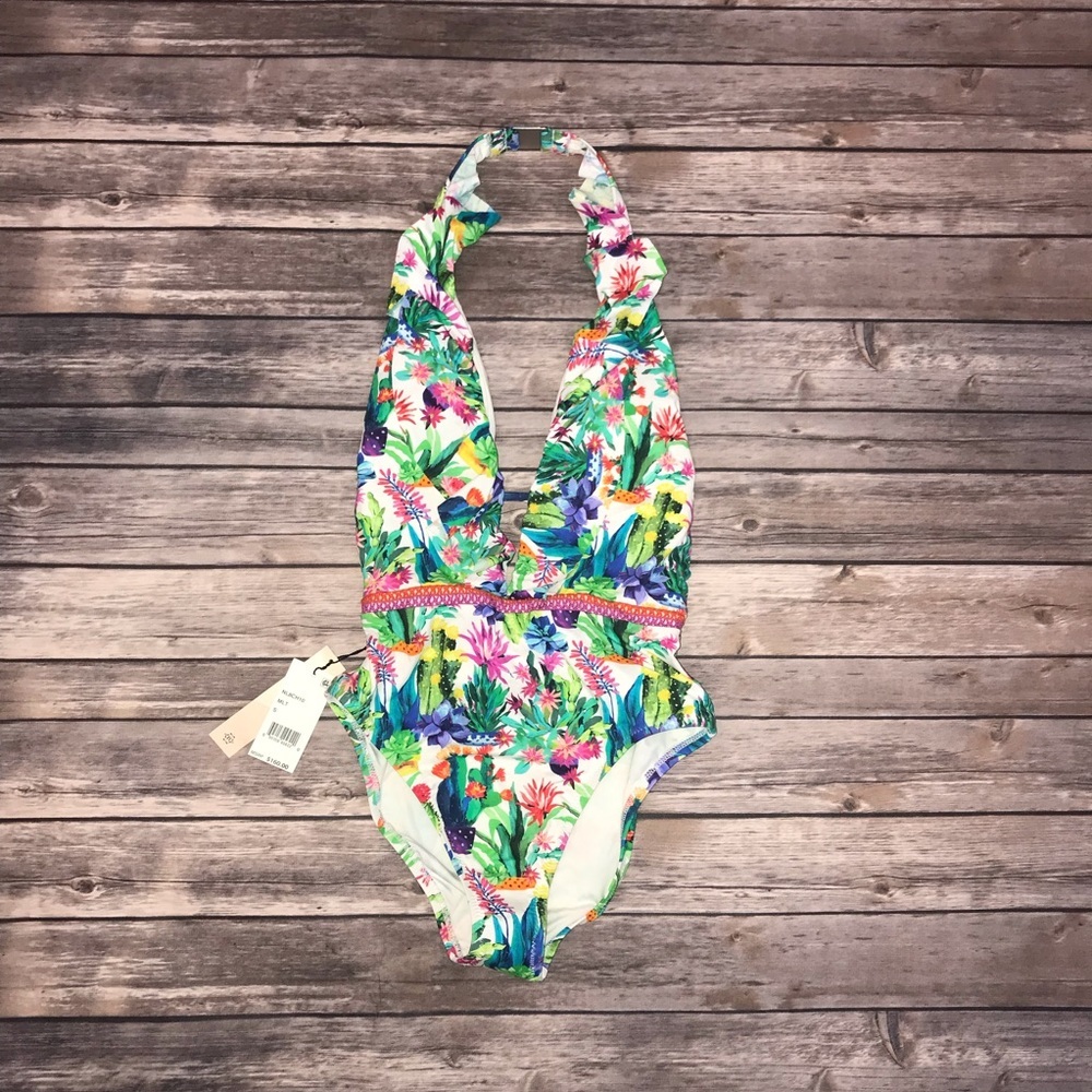 Tropical one piece swimsuit NWT - Picture 3 of 4